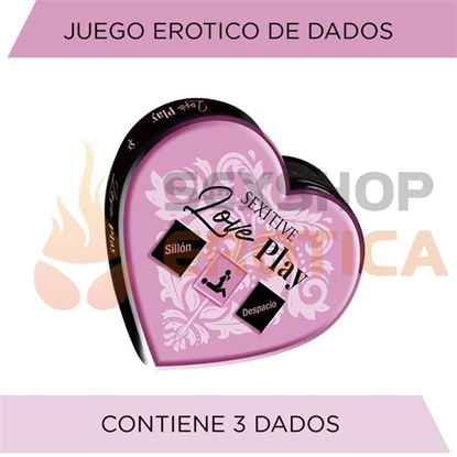 Juego de tres dados love play